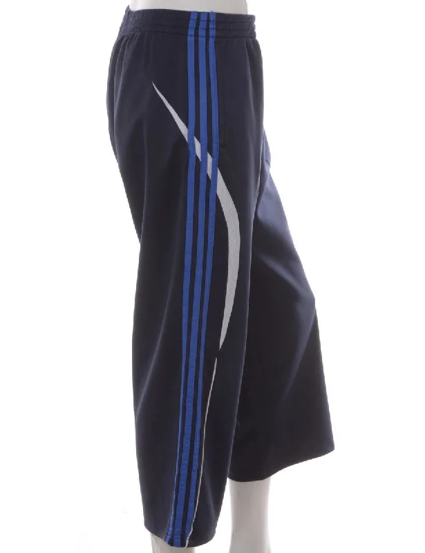 Label Upcycled Adidas Mel Cropped Track Pants Fashionable Track Pants