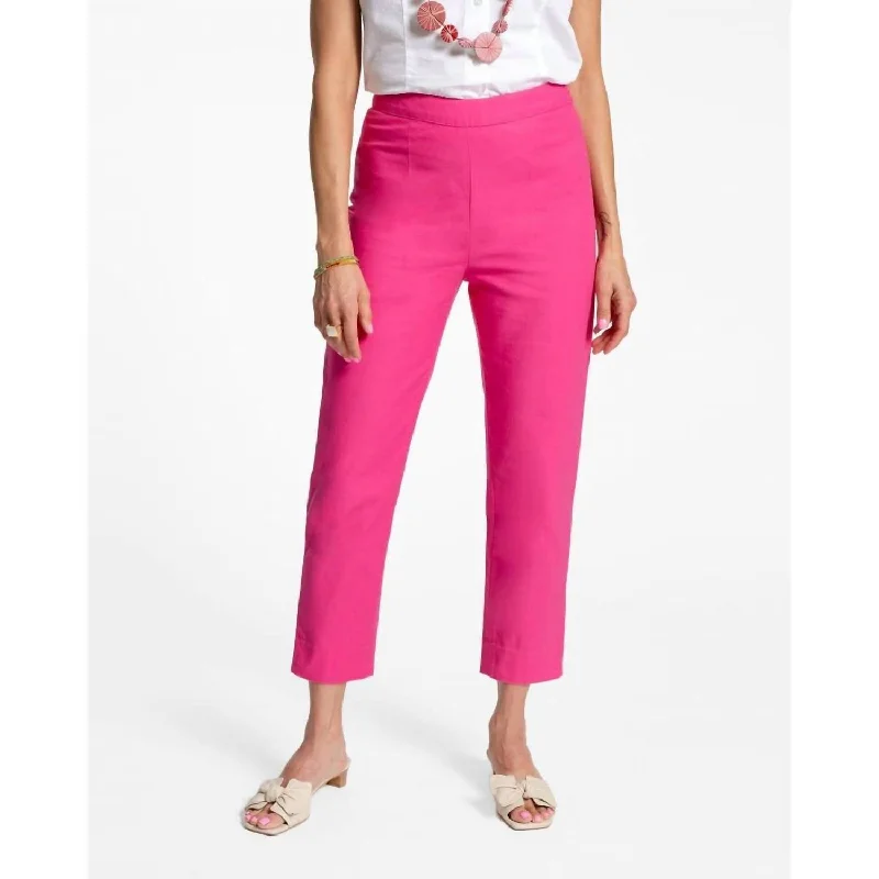 Lucy Pant In Pink Casual Drawstring Pants