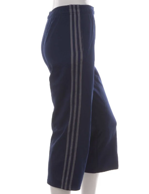 Label Upcycled Adidas Mel Cropped Track Pants Casual Sweatpants Style