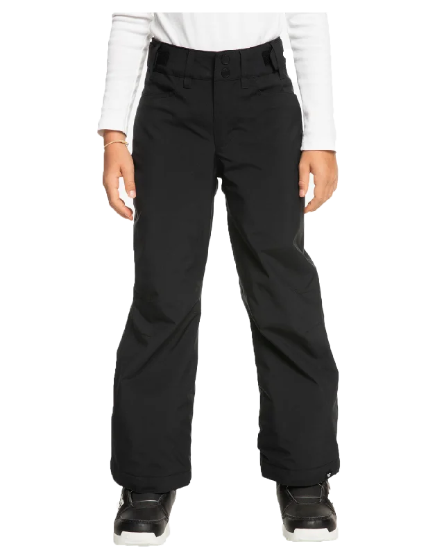 Roxy Girls' 8-16 Backyard Technical Snow Pants Classic Straight-Leg Pants