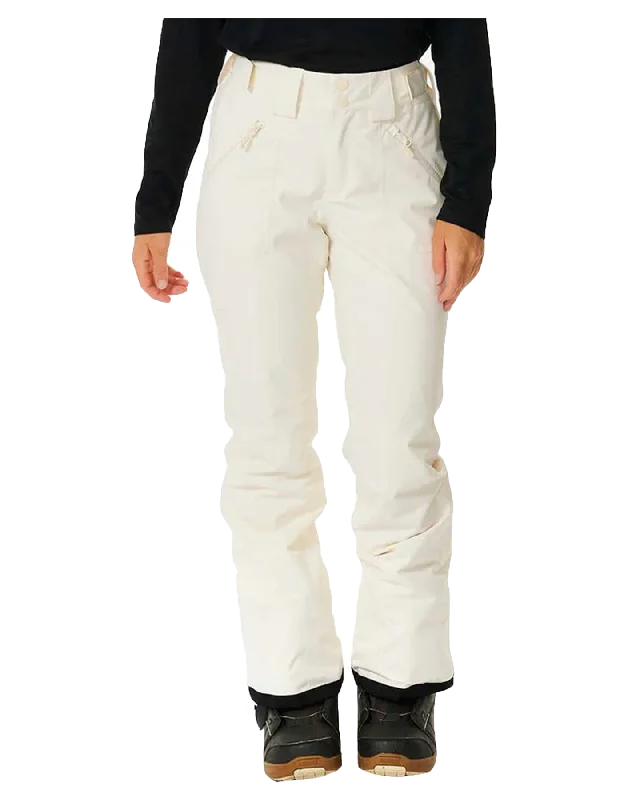 Roxy Rider High Waist Women's Snow Pants Trendy Wide-Legged Trousers