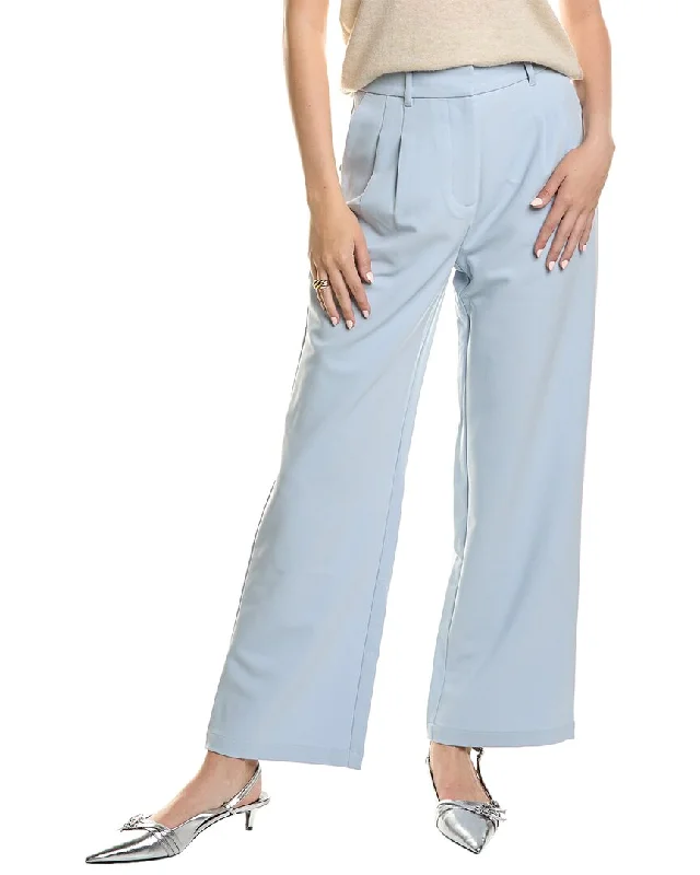 Femme Society Pleated Pant Fashionable Track Pants