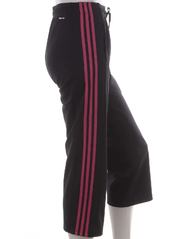 Label Upcycled Adidas Mel Cropped Track Pants Casual Lounge Pants