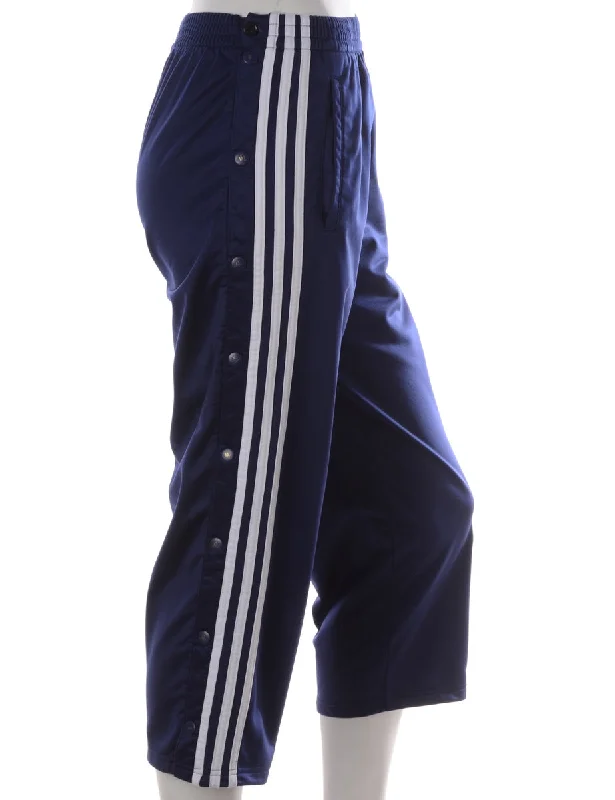 Label Upcycled Adidas Mel Cropped Track Pants Cozy Lounge Pants