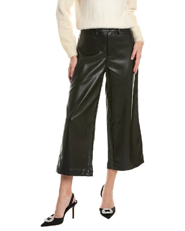 Oat New York High-Rise Wide Leg Crop Pant Casual Lounge Pants