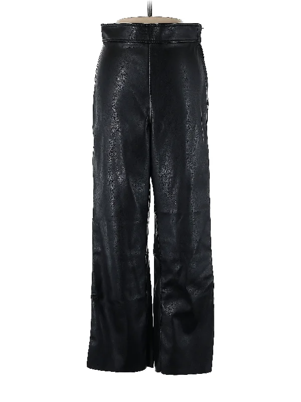 Faux Leather Pants Chic Black Leggings