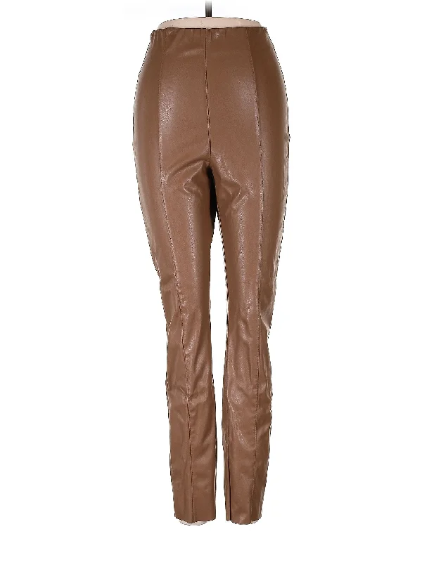 Faux Leather Pants Formal Dress Pants