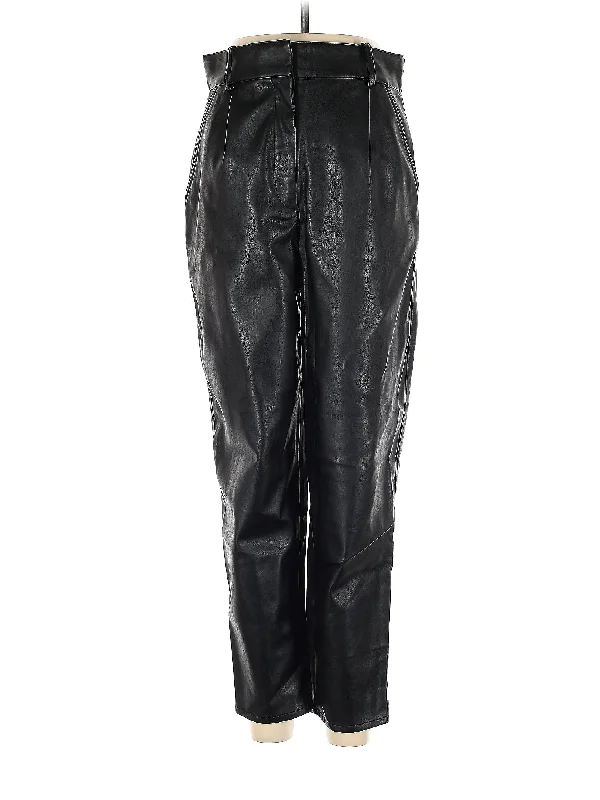 Faux Leather Pants Chic Black Leggings