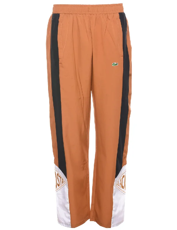 Lacoste Track Pants - W27 L30 Stylish Elastic Waist Pants