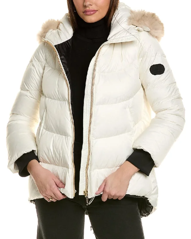 GORSKI Apres-Ski Jacket Hooded Caped Shawl Collar