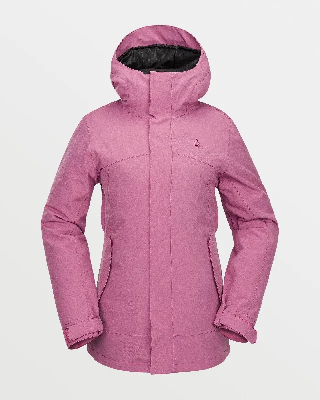 Womens Stoney Shadow Insulated Jacket - Blurred Violet Fleece Fabric Down Fabric Feather Fabric