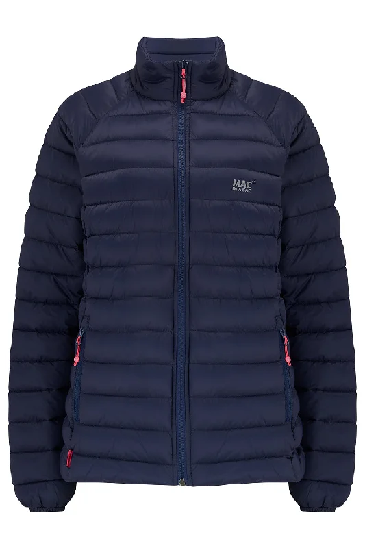 Synergy -  Women's Insulated Jacket - Navy Welt Pockets Slit Pockets