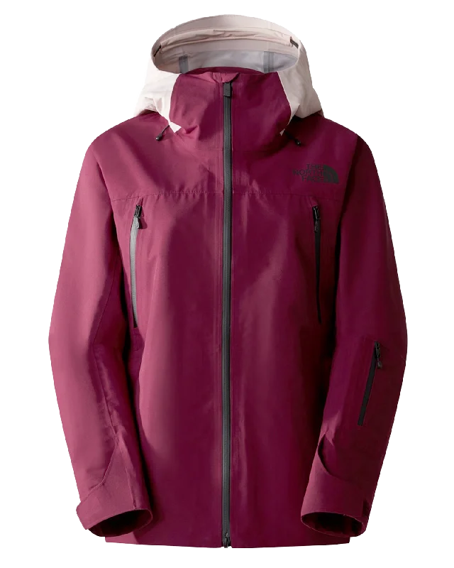 The North Face Women's Ceptor Snow Jacket - Boysenberry Lace Blend Ribbed Blend Corduroy Blend