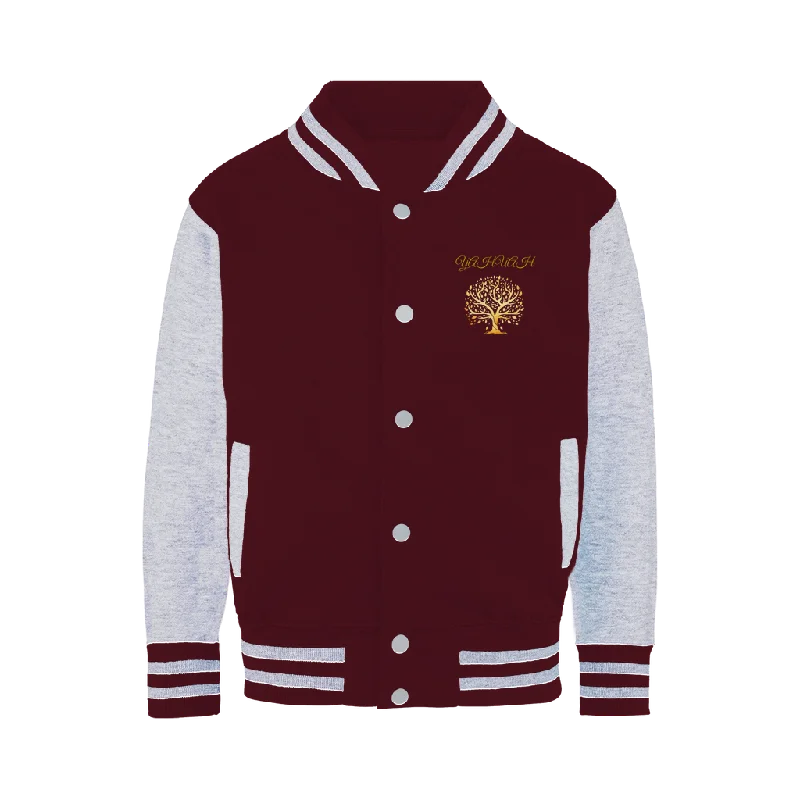 Burgundy / Heather Grey