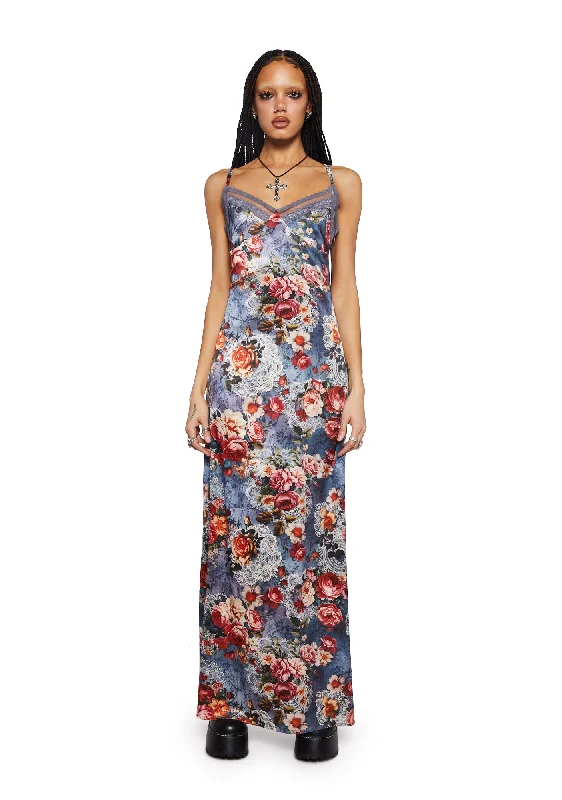 Balcony Serenade Maxi Dress Fashionable Asymmetrical Maxi Dress