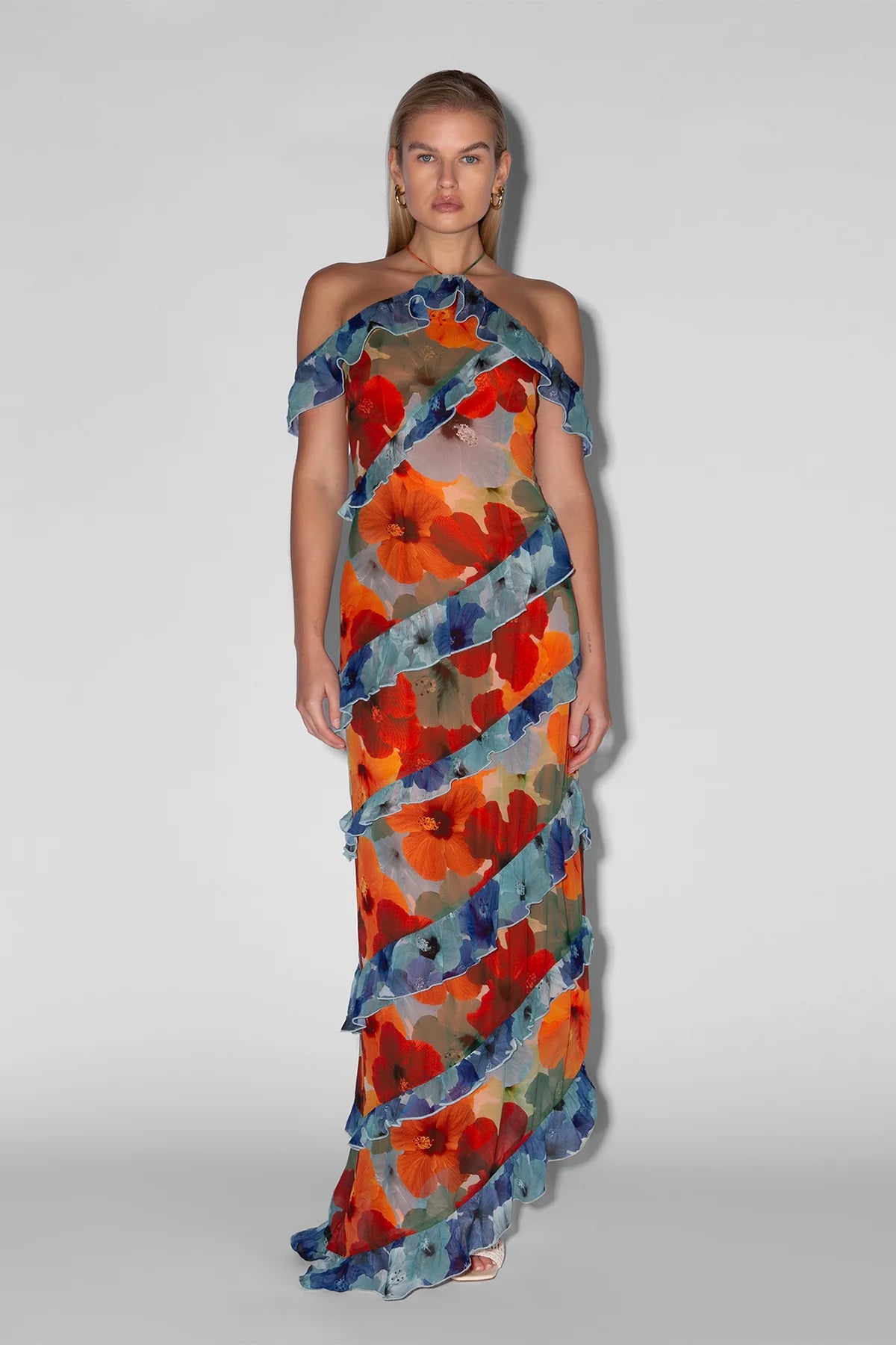 The Wolf Gang Isola Maxi Dress - Floral Elegant Floral Maxi Dress