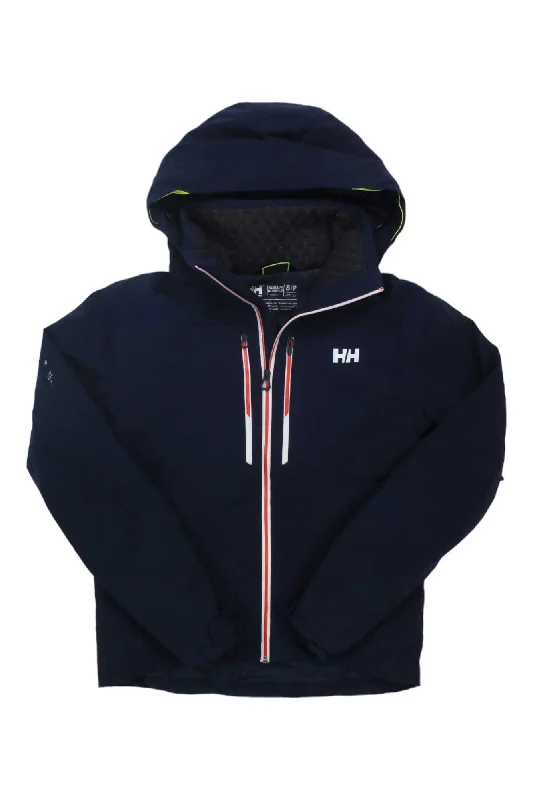 Helly Hansen Mens Alpha Lifaloft Jacket Hooded Jacket Caped Jacket Shawl Collar Jacket