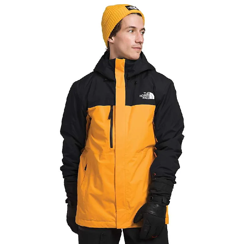 The North Face Mens Freedom Insulated Jacket Zippered Front Buttoned Front Snap Front