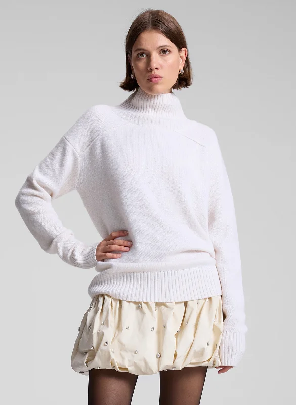 Archie Cashmere Turtleneck Sweater Handmade Hand-knitted Hand-woven