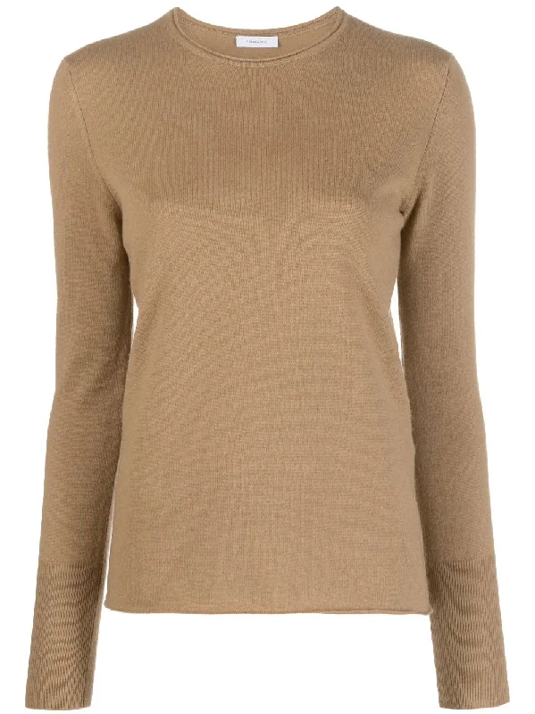 Ferragamo Sweaters Beige Chenille Blend Fleece Blend Nylon Blend