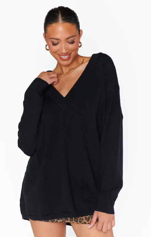 Ozzy Oversized Sweater Cashmere Blend Cotton Blend Poly Blend