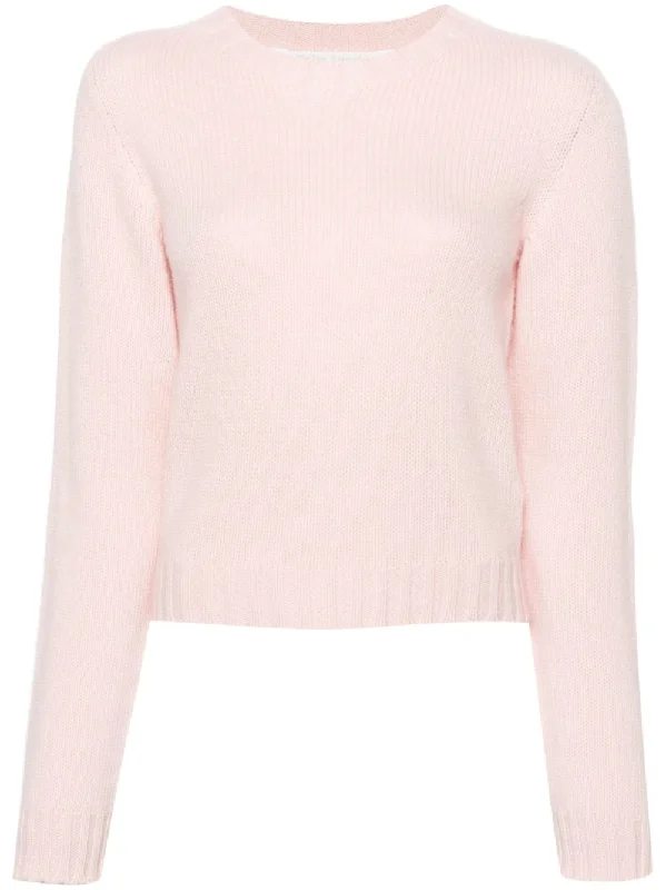 Palm Angels Sweaters Pink Elasticated Padded Insulated