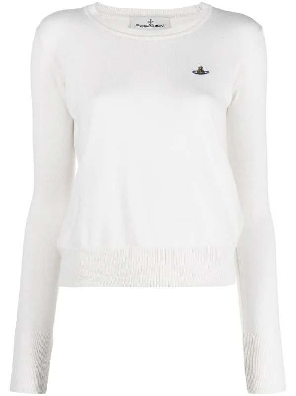 Vivienne Westwood Sweaters Beige Chenille Brocade Lace