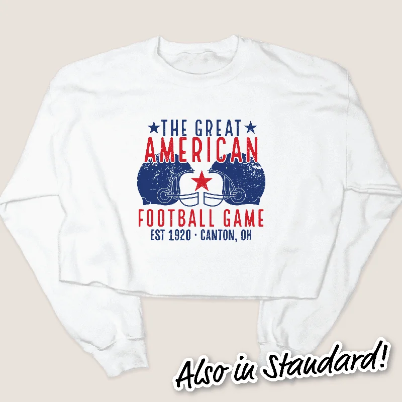 Football Shirt Sweatshirt - Great American Football Game Hooded Sweatshirt Casual Wear Street Style