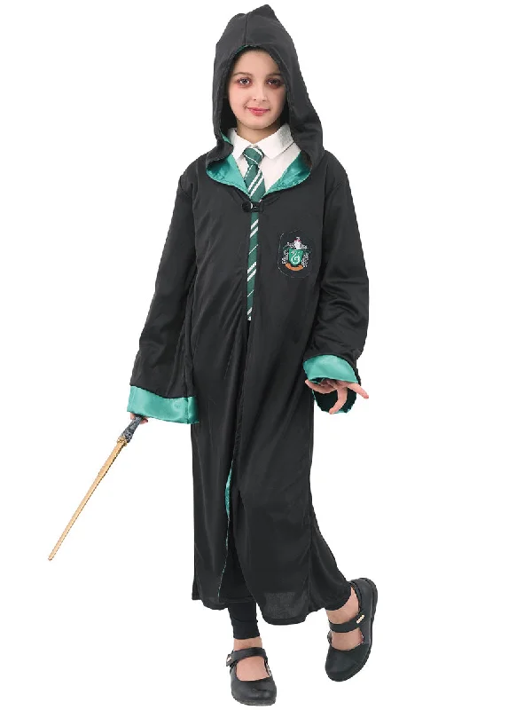 Hooded Girls Magical Green House Robe Costume Hoodie with Oversized Fit Loose Comfortable