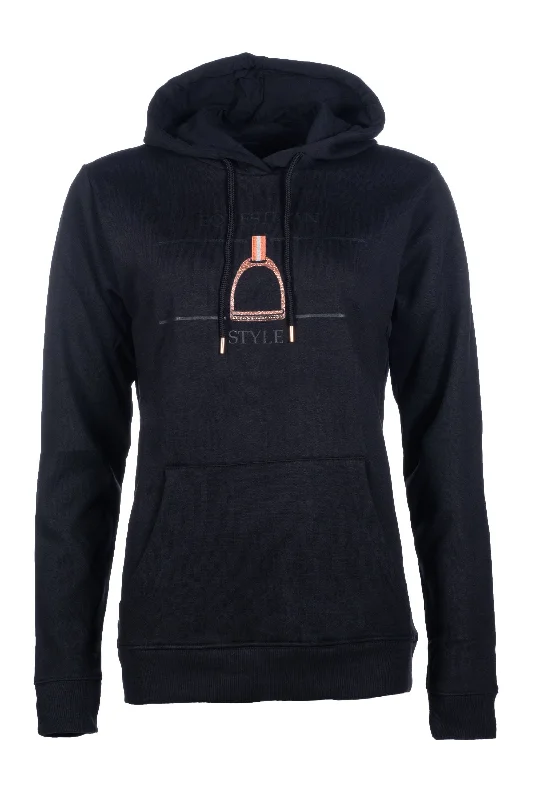 Women´s Hoodie Equine Sports Style Hoodie with Drop Shoulder Relaxed Streetwear