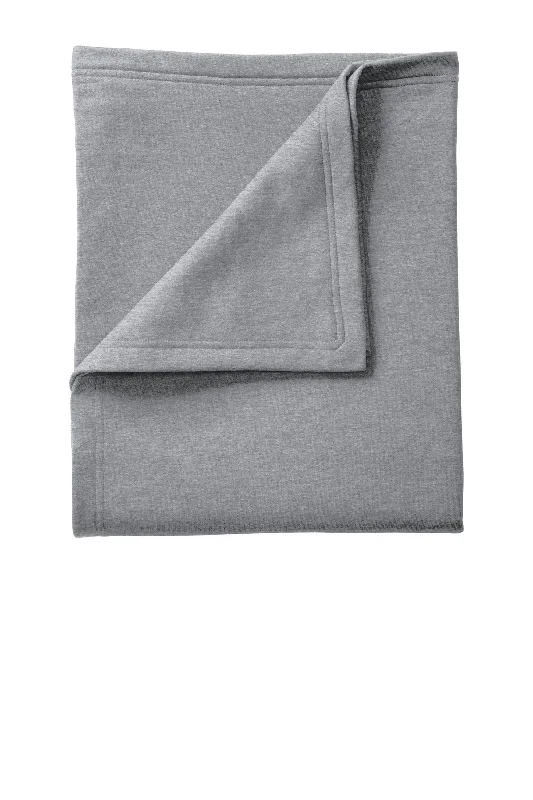 Port & Company - Core Fleece Sweatshirt Blanket Hoodie with Drawcord Adjustable Secure