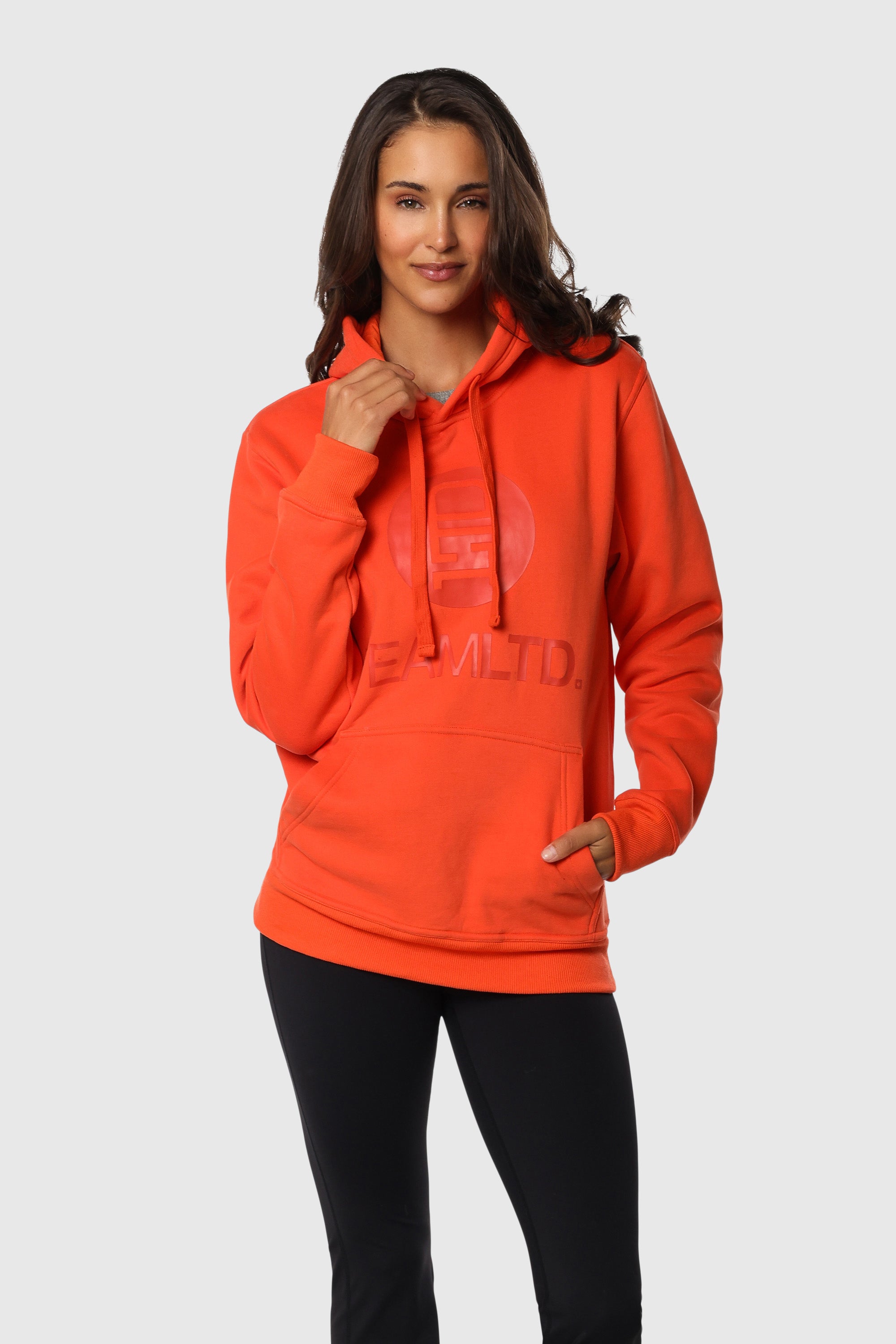 Classic Hoodie Hoodie with Ribbed Hem Stretchable Secure