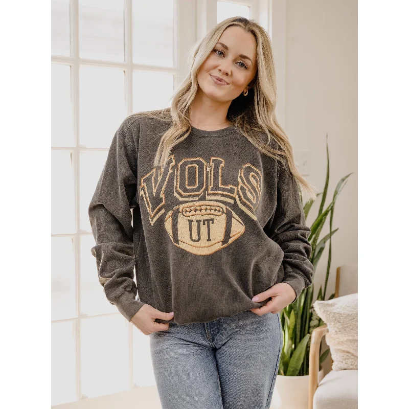 Vols Wonka Football Pepper Comfort Colors Sweatshirt Hoodie with Half-Zip Sporty Casual