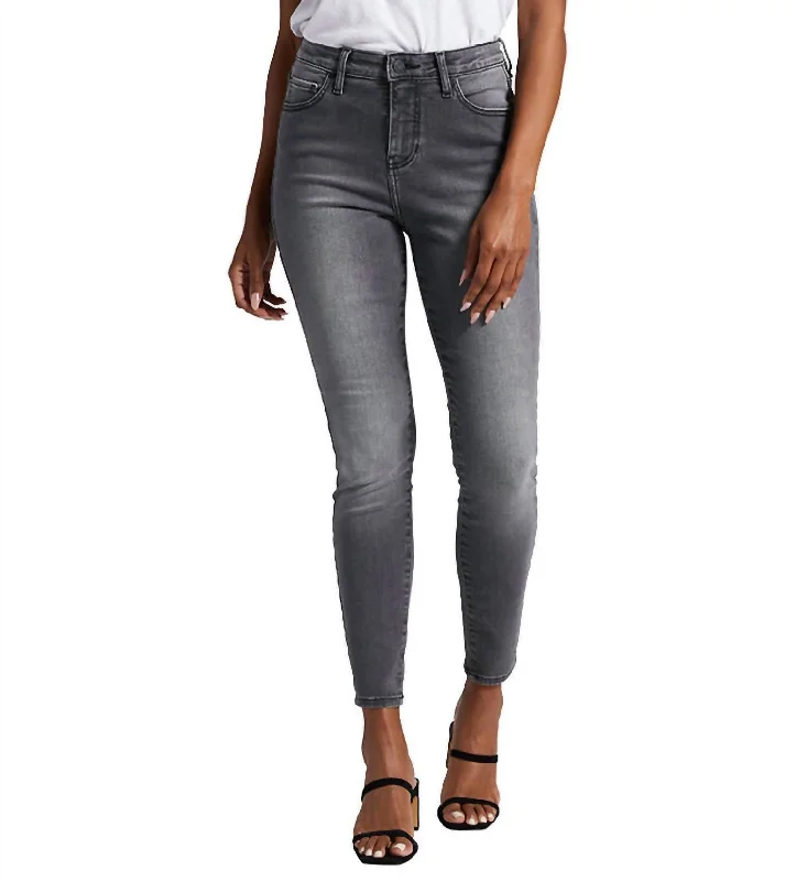 High Rise Viola Skinny Jean In Columbia Grey Chic Faded Blue Jeans