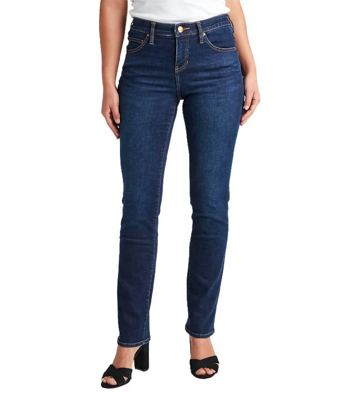 Ruby Mid Rise Straight Leg Jean - Plus In Night Breeze Elegant Bootcut Fit Jeans