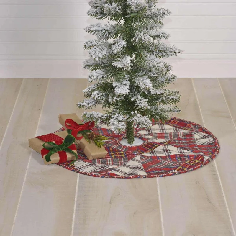 Peyton Mini Christmas Tree Skirt 21 VHC Brands tiered skirt playful