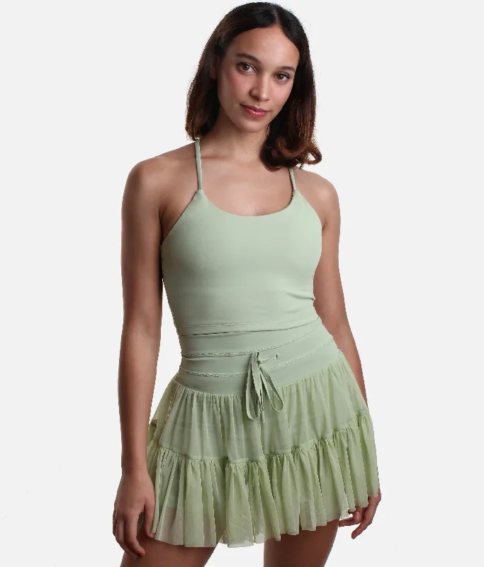 PIROUETTE SKORT in Pistachio – Bold, Breezy & Perfect for Movement lightweight skirt design