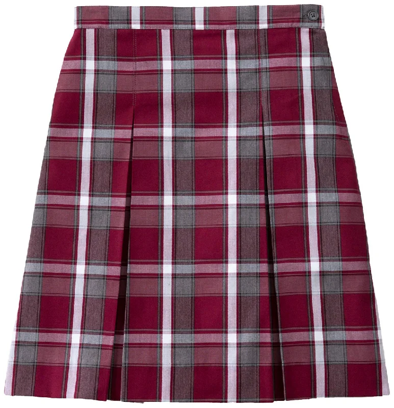 Plaid 54 Kick Pleat Skirt velvet skirt sumptuous