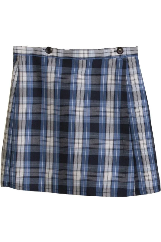 Plaid 76 Flap Skort denim skirt fashionable