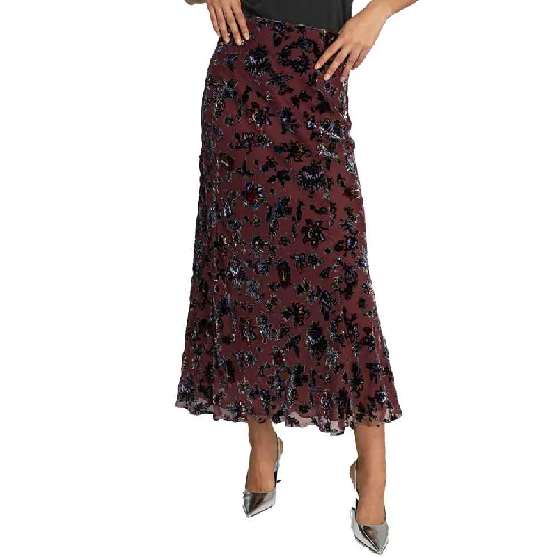 Rag & Bone Eden Velvet Burnout Skirt midi skirt versatile