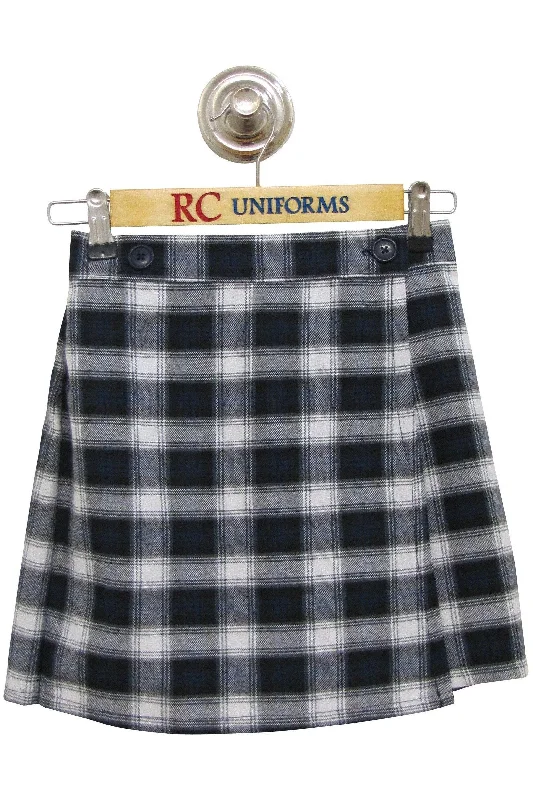 Plaid 64 Flap Skort lace skirt delicate